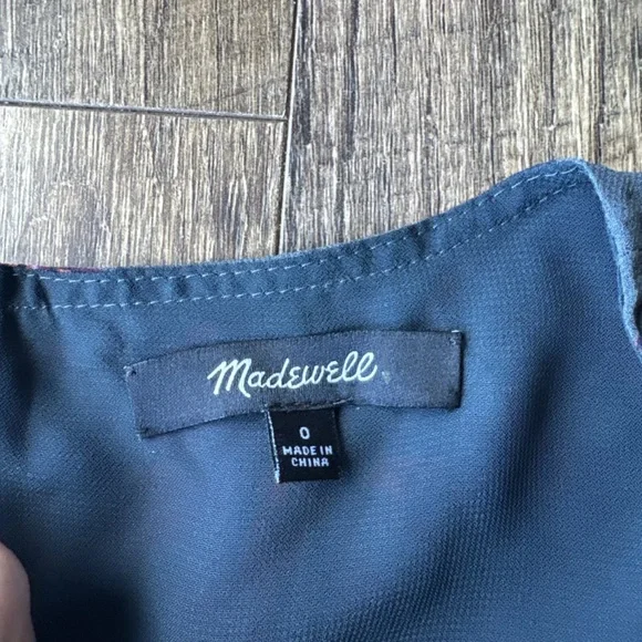 Madewell Moonblossom Ruffle-Sleeve Dress - Picture 2 of 4